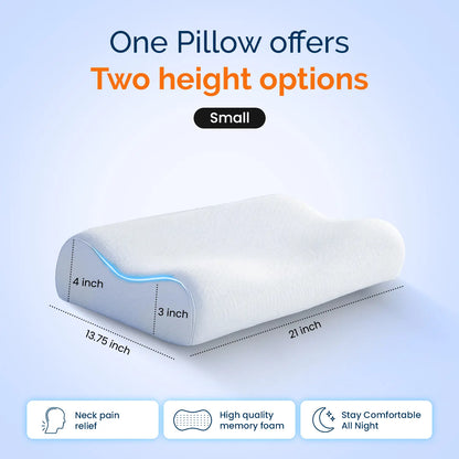 Contour Memory Foam Pillow for Neck & Spine Support